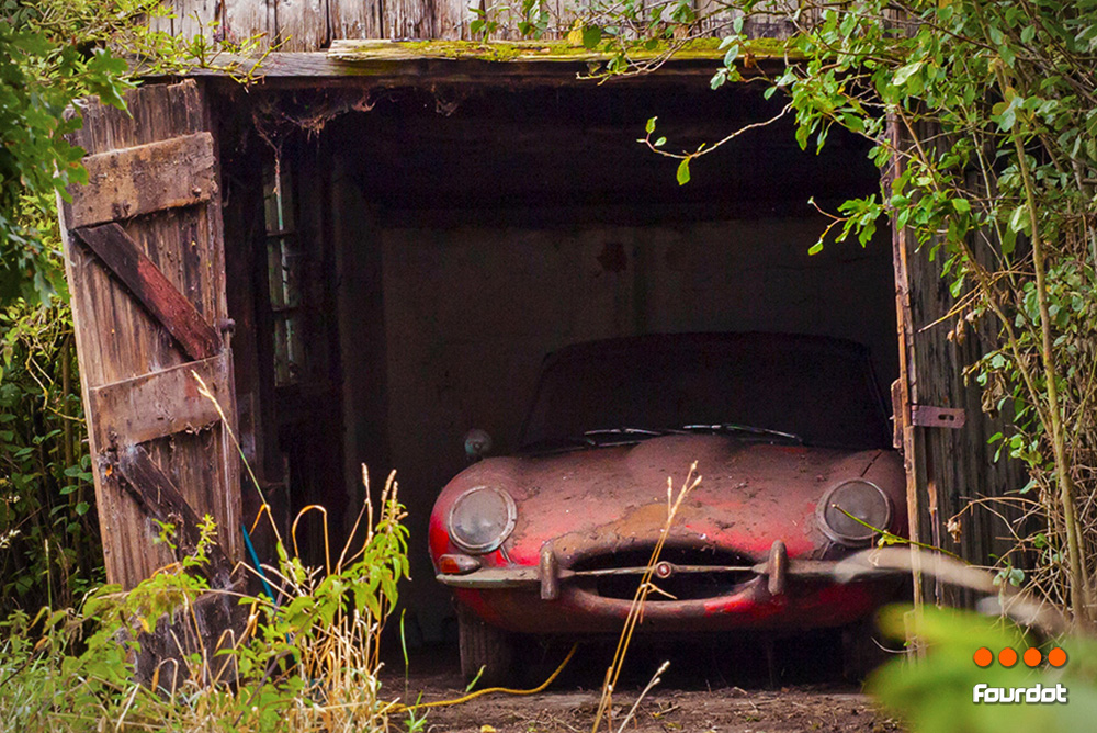 Jaguar E Type Barn Find