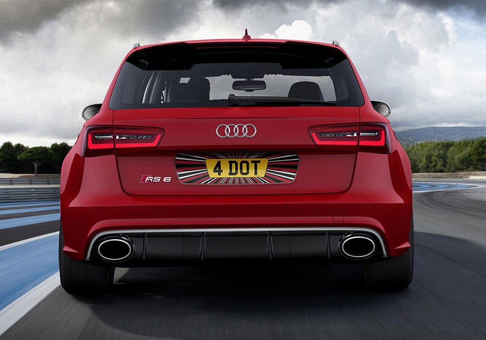 Audi Number Plates Signature Range Fourdot Designer Number Plates