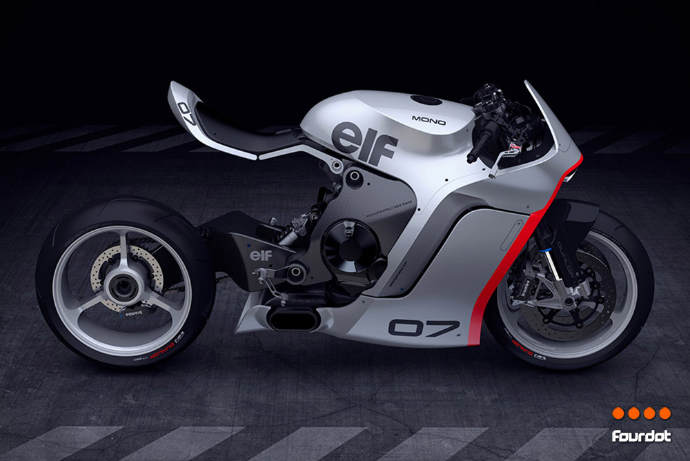 The Huge Mono Moto Racr Motorcycle