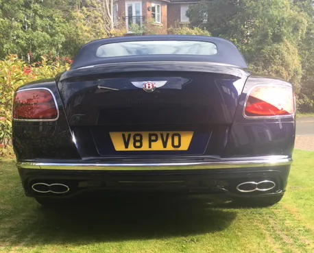 shaped number plate