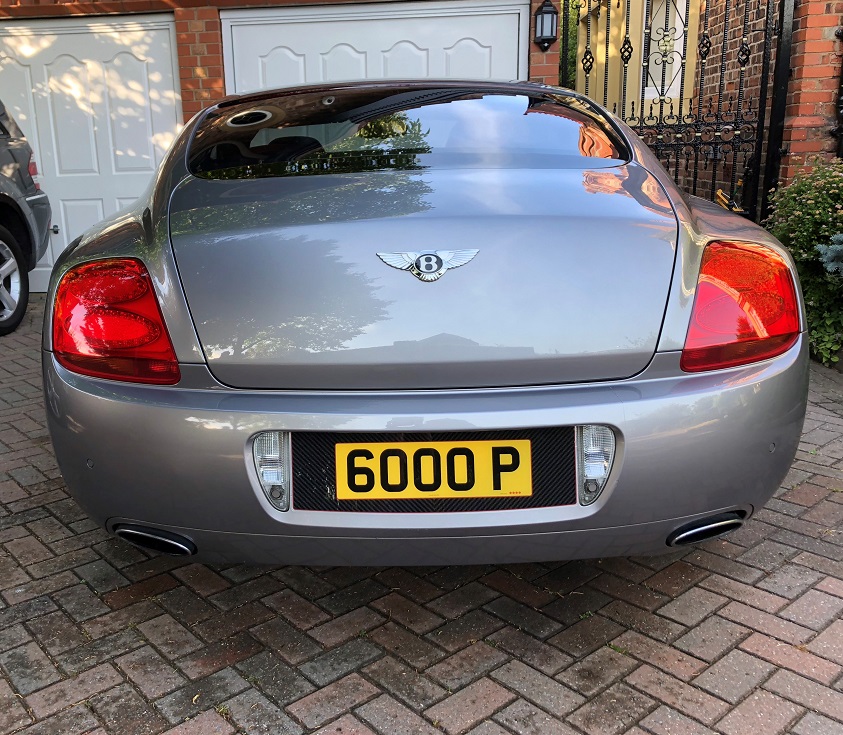 shaped number plate