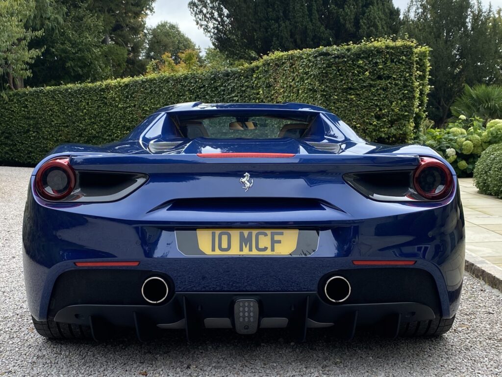 shaped number plate