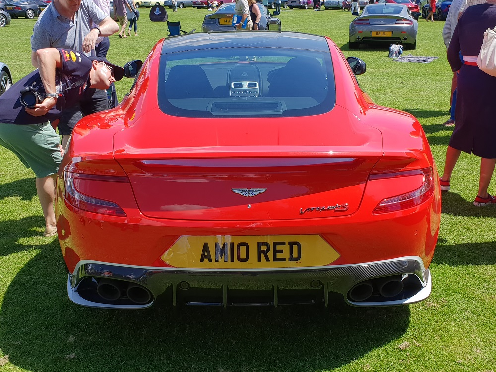 shaped number plate