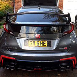 custom number plate