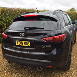 shaped number plate