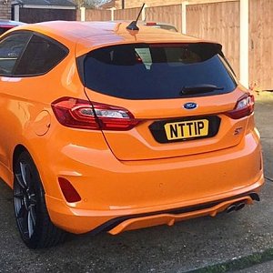 shaped number plate