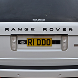 custom number plate