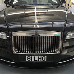 shaped number plate