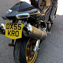 motorcycle number plate