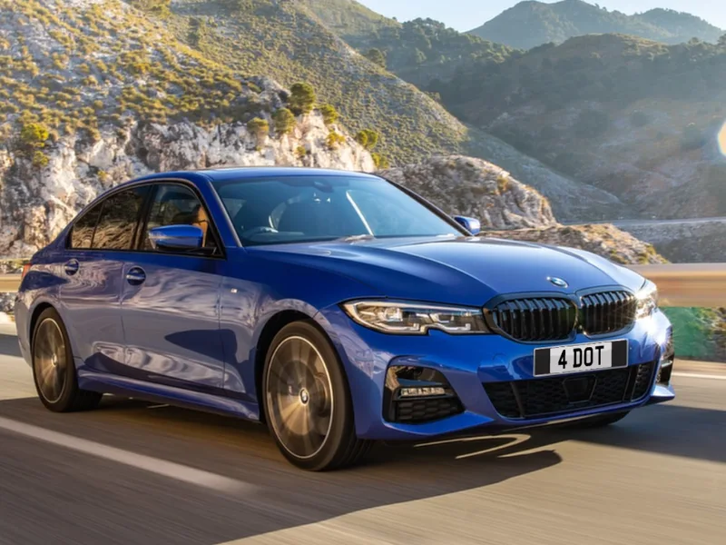 BMW 3 Series Carbon Design Classic Plate Set