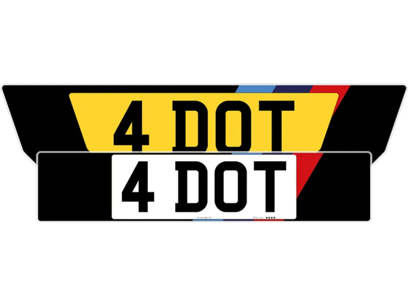 BMW 5 Series G30 Signature & Classic Plate Set With M Sport Design