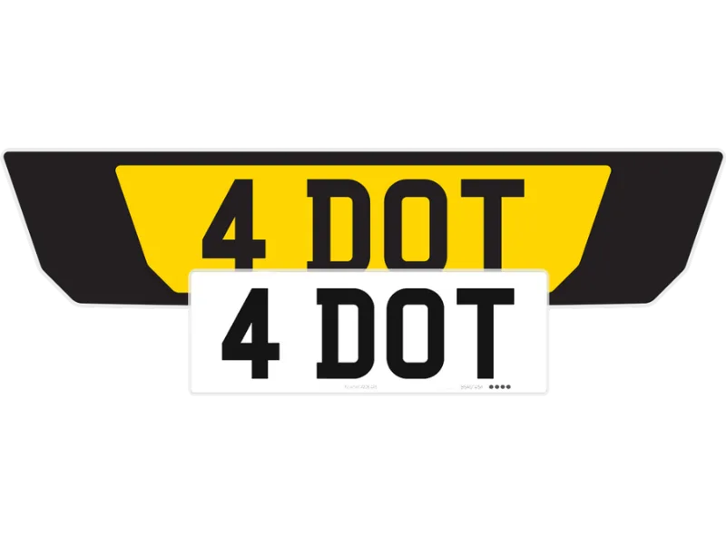BMW 5 Series G30 Black Signature & Zero Plate Set