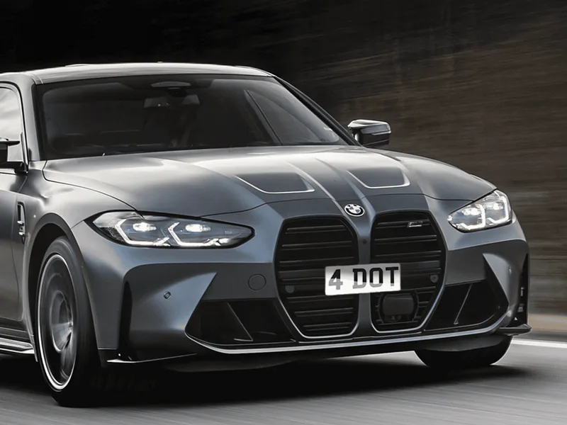 BMW M3 G80 Zero Plates