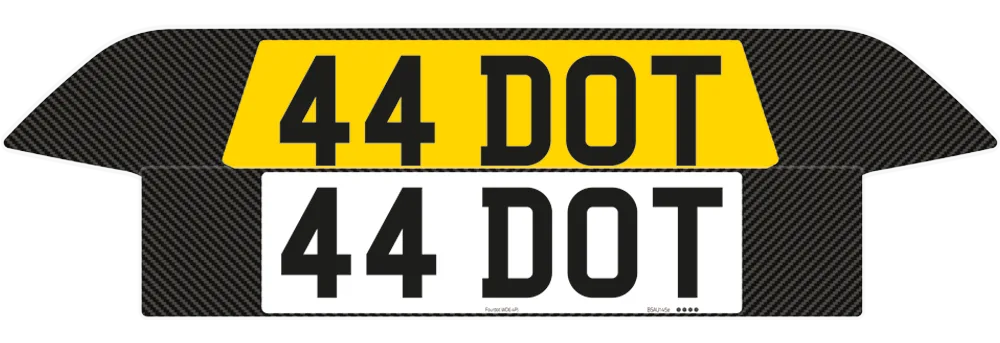 Alpine A110 Carbon Signature & Classic Plate Set