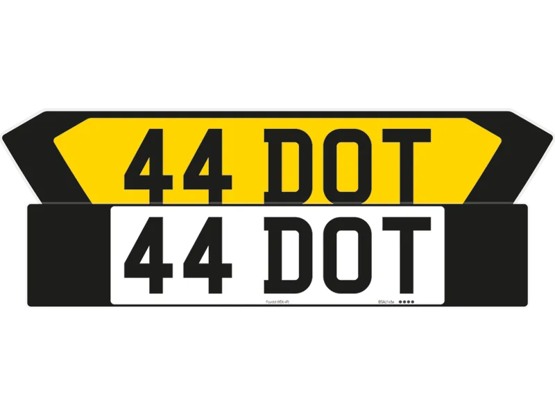BMW 1 Series Black Signature & Classic Plate Set