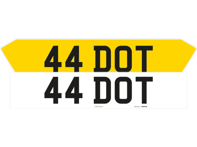 BMW 1 Series Reflective Signature & Classic Plate Set