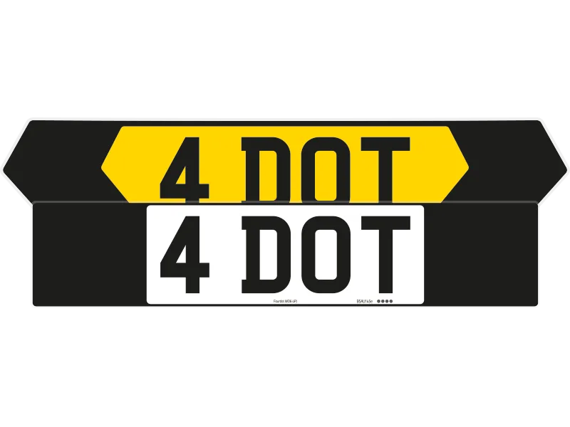 Lamborghini Huracán Black Signature & Classic Plate Set