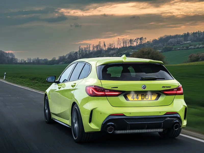 BMW 1 Series Black Signature & Classic Plate Set