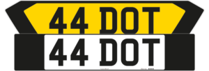 BMW 1 Series Black Signature & Classic Plate Set