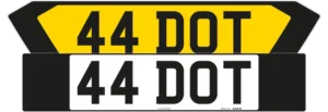 BMW 1 Series Black Signature & Classic Plate Set