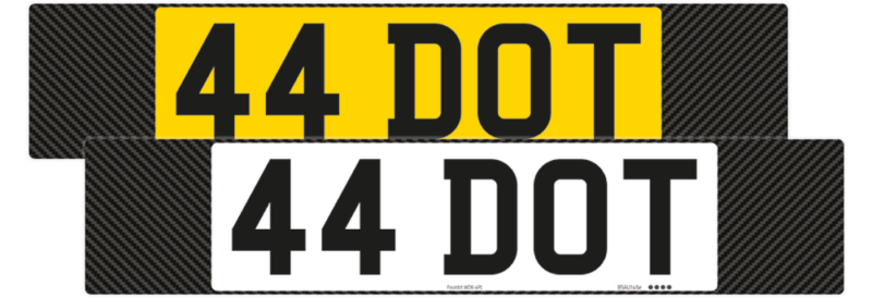 Aston Martin DB11 Carbon Classic Plate Set