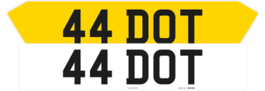 BMW 1 Series Reflective Signature & Classic Plate Set