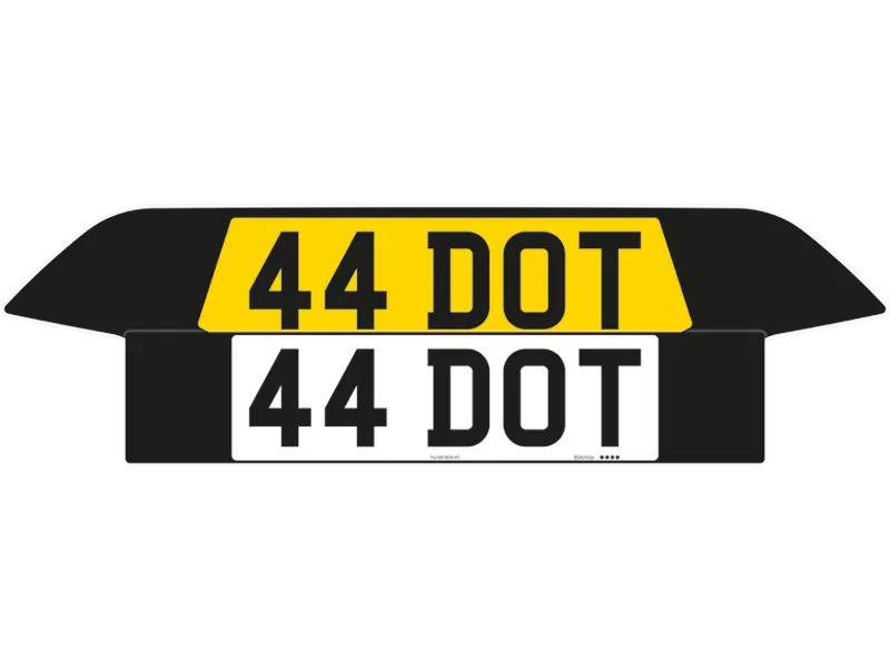 Alpine A110 Black Signature & Classic Plate Set