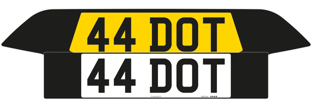 Alpine A110 Black Signature & Classic Plate Set