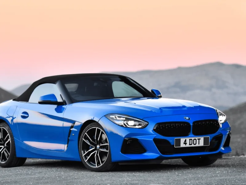 BMW Z4 G29 Carbon Classic Plate Set