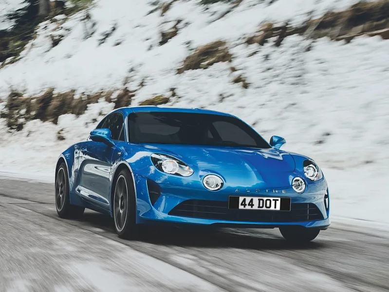 Alpine A110 Black Signature & Classic Plate Set