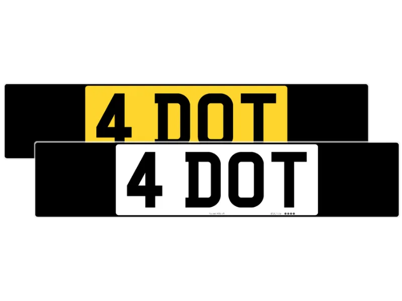 BMW X5 G05/G18 Classic Black Plates