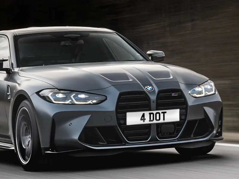 BMW M3 G80 Reflective Signature & Classic Plate Set