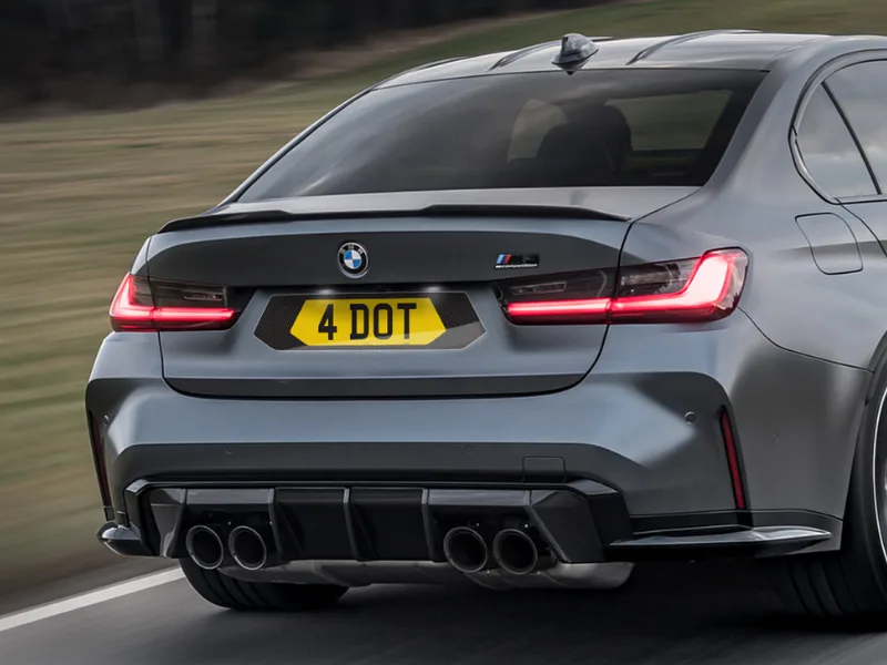 BMW M3 G80 Carbon Signature Plates