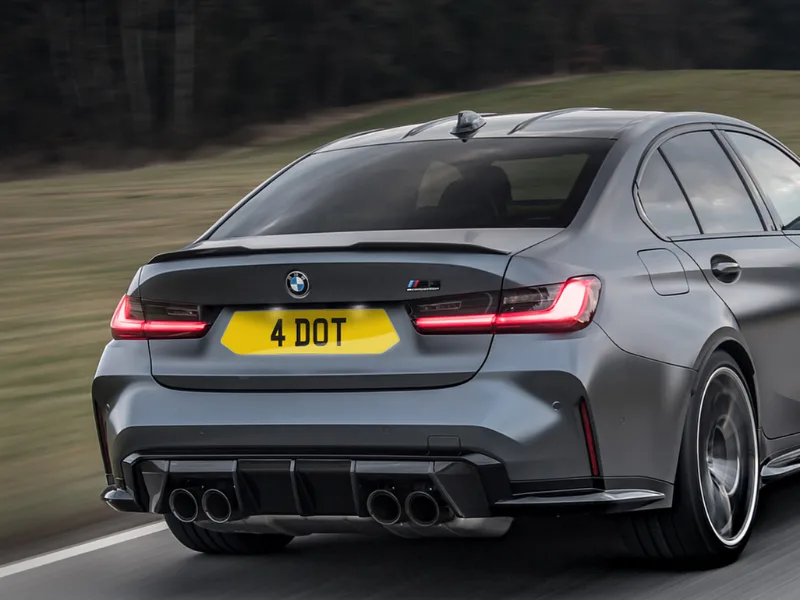 BMW M3 G80 Reflective Signature & Classic Plate Set
