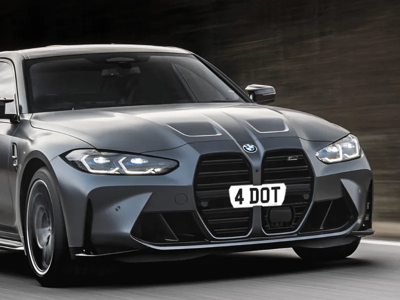 BMW M3 G80 Carbon Signature Plates