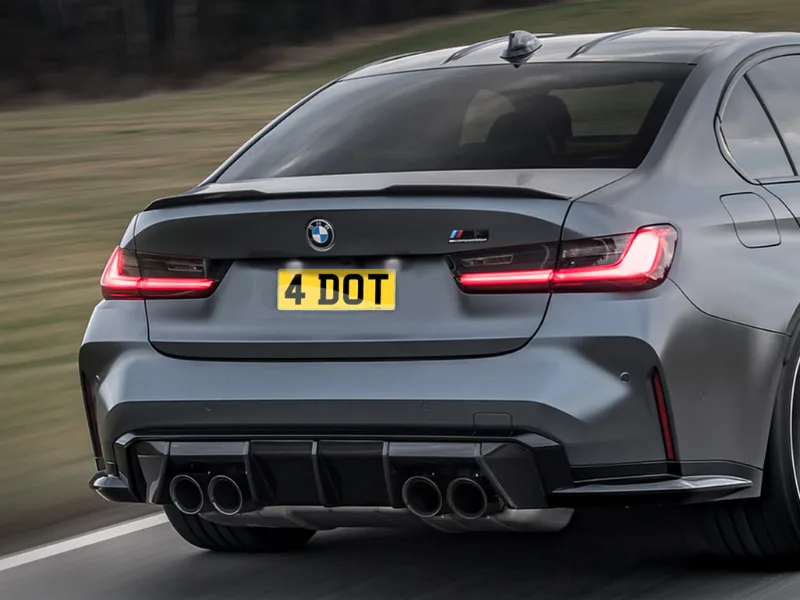 BMW M3 G80 Zero Plates