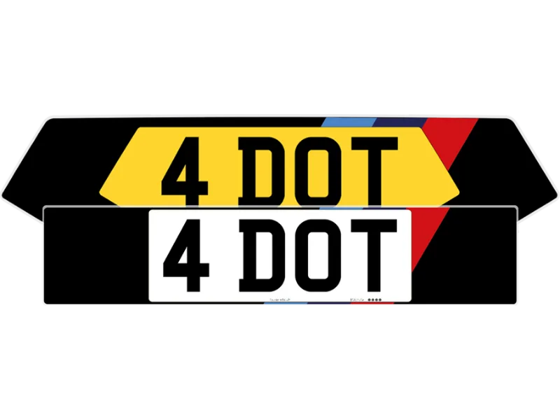 BMW M3 G81 Signature & Classic Plate Set With M Sport Design
