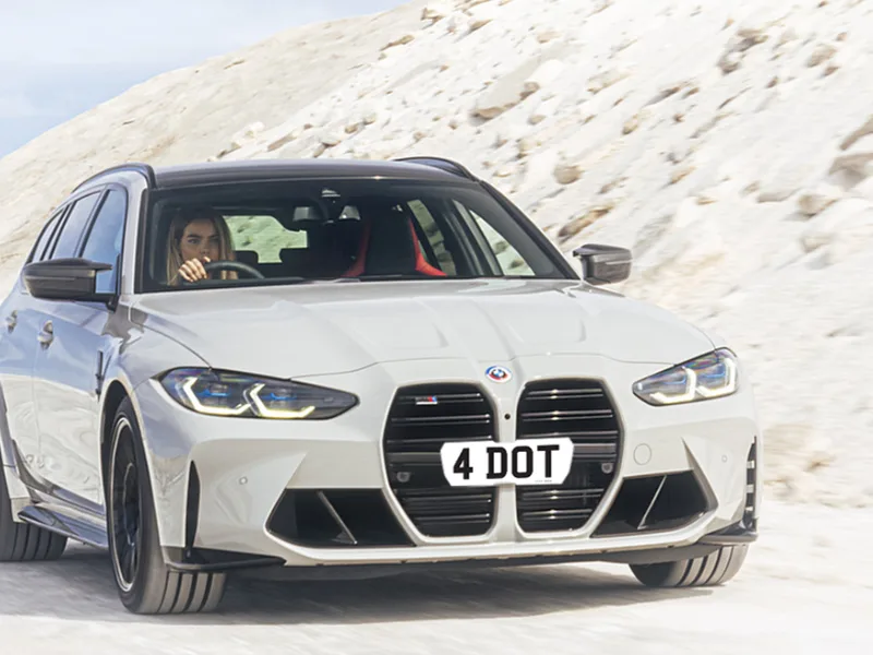 BMW M3 G81 Reflective Signature Plates