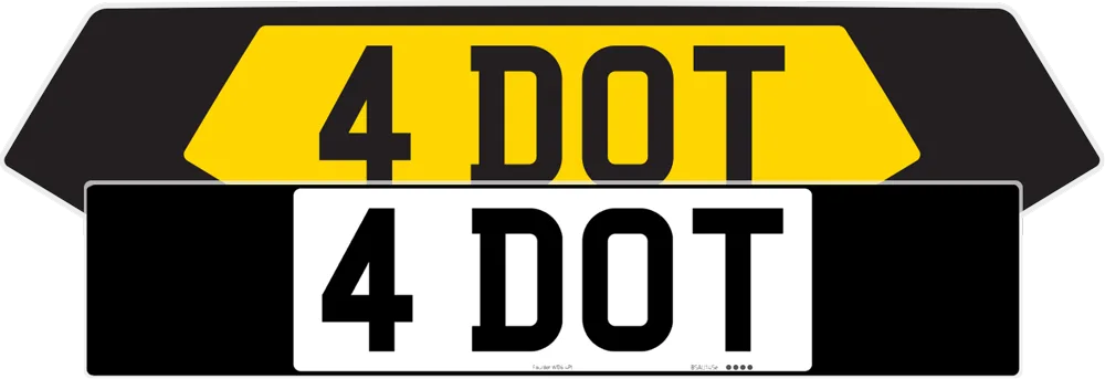 BMW M3 G81 Black Signature & Classic Plate Set