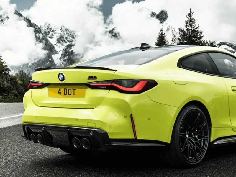 BMW M4 G82 Reflective Signature Plates