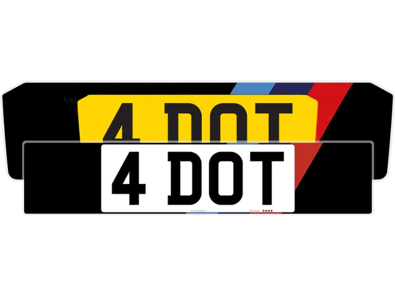 BMW M4 G82 Signature & Classic Plate Set With M Sport Design