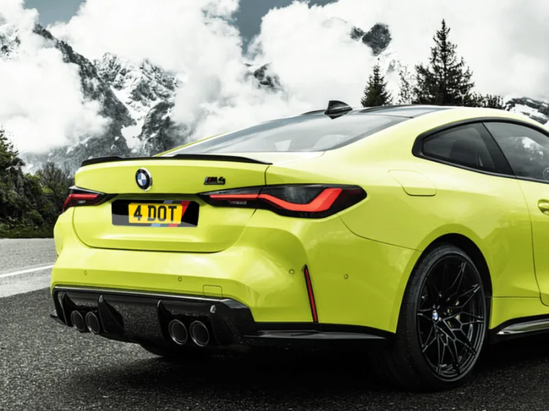 BMW M4 G82 Signature & Classic Plate Set With M Sport Design