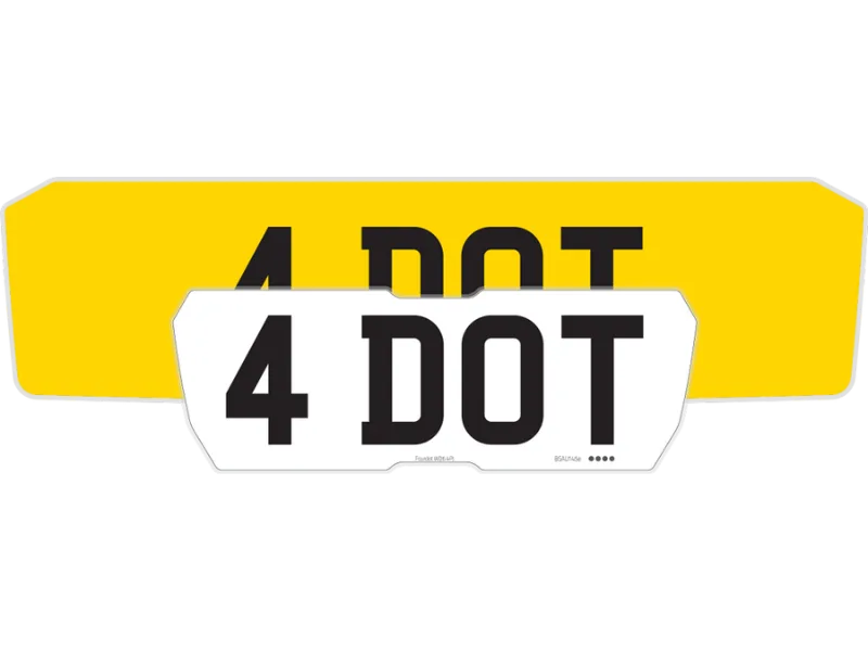 BMW M4 G82 Reflective Signature Plates
