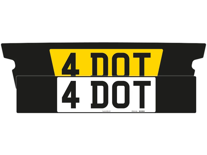 Aston Martin DB11 Black Signature & Classic Plate Set