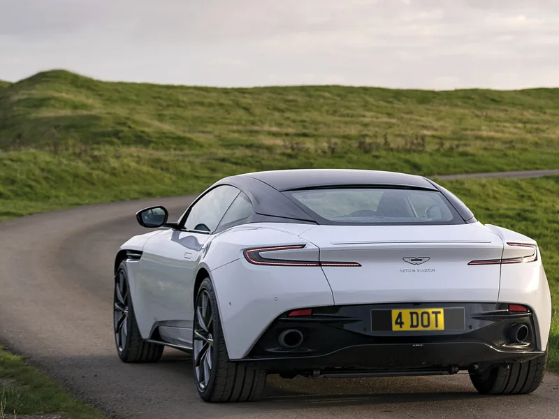 Aston Martin DB11 Black Classic Plate Set