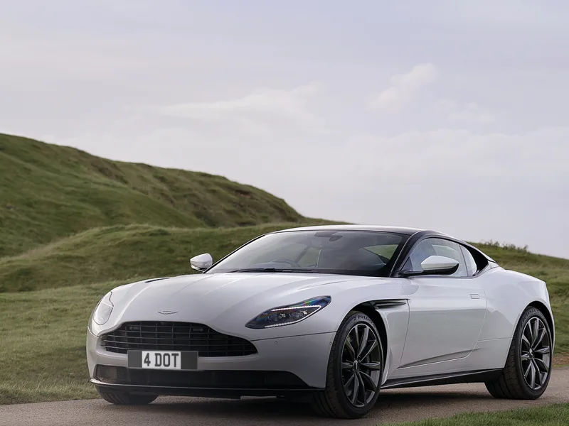 Aston Martin DB11 Black Classic Plate Set