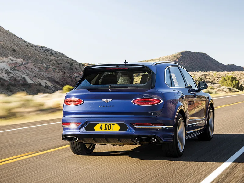 Bentley Bentayga Black Signature & Classic Plate Set