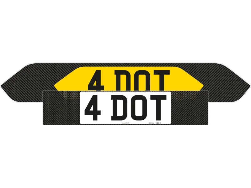 Bentley Bentayga Carbon Signature & Classic Plate Set