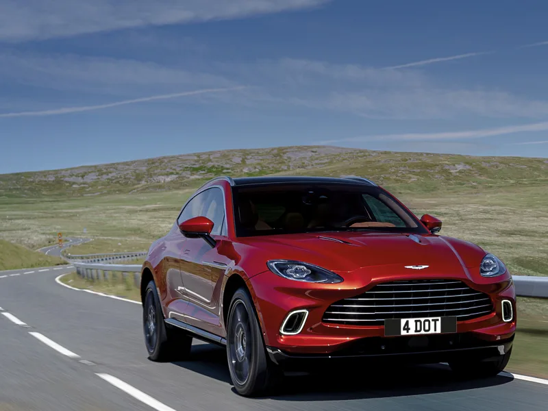 Aston Martin DBX Black Classic Plate Set