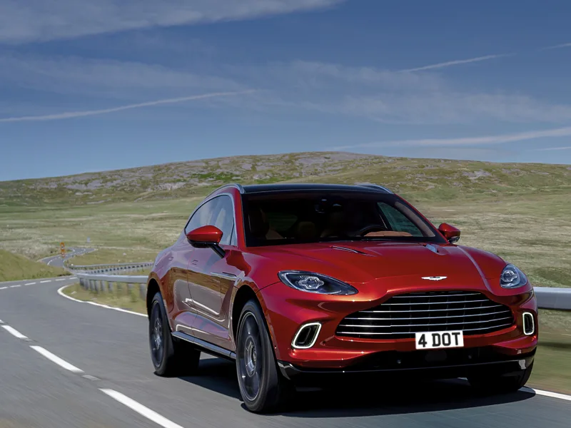 Aston Martin DBX Black Signature & Zero Plate Set